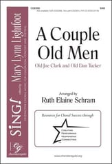 A Couple Old Men SAB choral sheet music cover